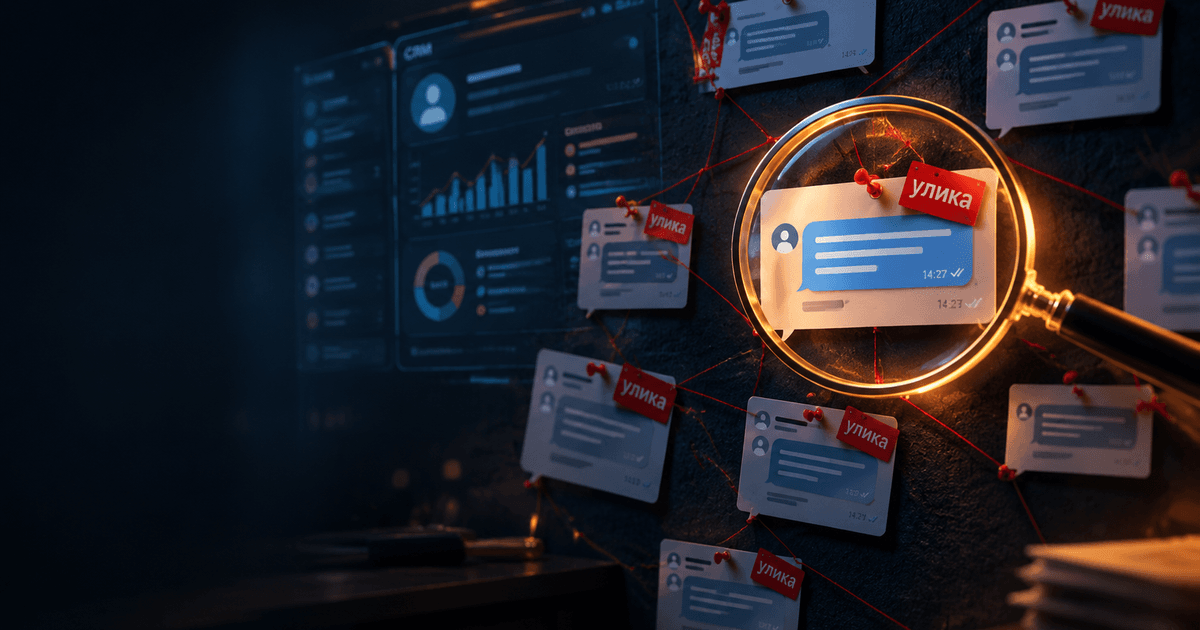 CRM, которая ловит манипуляции: улики вместо впечатлений