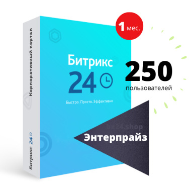 Программа для ЭВМ "1С-Битрикс24". Лицензия "Энтерпрайз-250" (облако, 1 мес.)